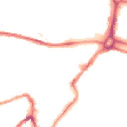 Night-time road noise heatmap for BS3 1AH