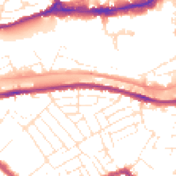 Daytime road noise heatmap for BS3 1AZ