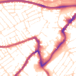 Daytime road noise heatmap for BS3 1BB