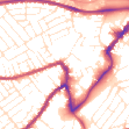 Daytime road noise heatmap for BS3 1BN
