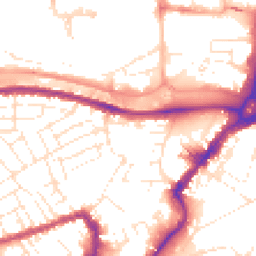 Daytime road noise heatmap for BS3 1DG