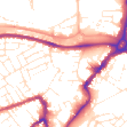 Daytime road noise heatmap for BS3 1DH