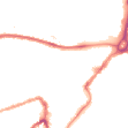 Night-time road noise heatmap for BS3 1DH