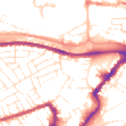 Daytime road noise heatmap for BS3 1DN
