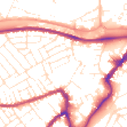 Daytime road noise heatmap for BS3 1DR