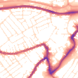Daytime road noise heatmap for BS3 1DX