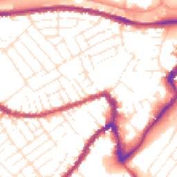 Daytime road noise heatmap for BS3 1DZ