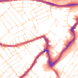 Daytime road noise heatmap for BS3 1EN