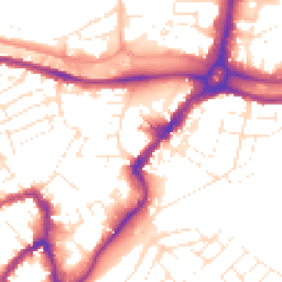 Daytime road noise heatmap for BS3 1FN