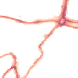Night-time road noise heatmap for BS3 1FP