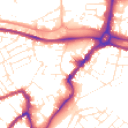 Daytime road noise heatmap for BS3 1FQ