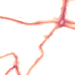 Night-time road noise heatmap for BS3 1FQ