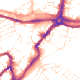 Daytime road noise heatmap for BS3 1FU