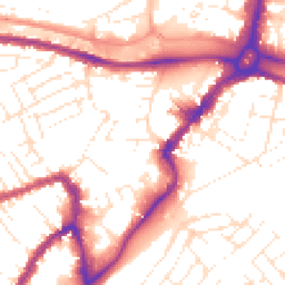 Daytime road noise heatmap for BS3 1FX