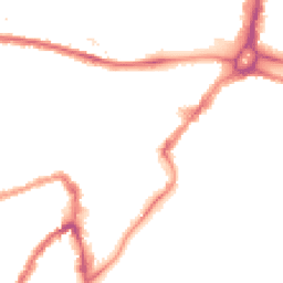 Night-time road noise heatmap for BS3 1FX