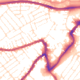 Daytime road noise heatmap for BS3 1HT