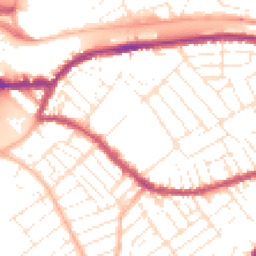 Daytime road noise heatmap for BS3 1LS
