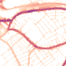 Daytime road noise heatmap for BS3 1LT