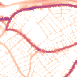 Daytime road noise heatmap for BS3 1LY