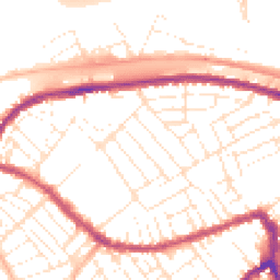 Daytime road noise heatmap for BS3 1PA
