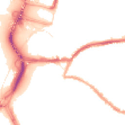 Night-time road noise heatmap for BS3 1RY