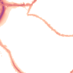 Night-time road noise heatmap for BS3 2AT