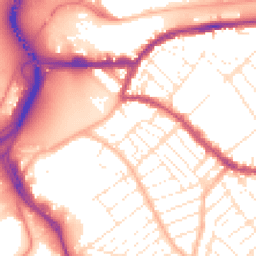 Daytime road noise heatmap for BS3 2AW