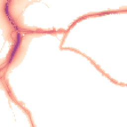 Night-time road noise heatmap for BS3 2AW