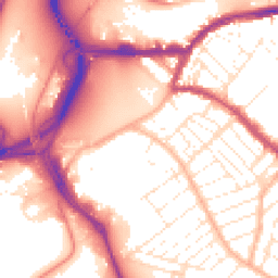 Daytime road noise heatmap for BS3 2BJ