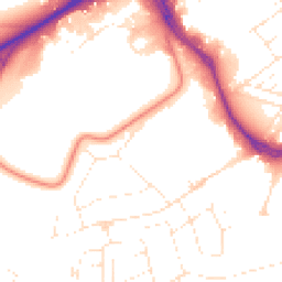 Daytime road noise heatmap for BS3 2DX