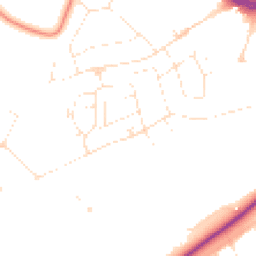 Daytime road noise heatmap for BS3 2TZ