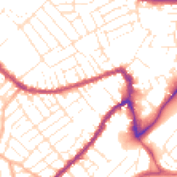 Daytime road noise heatmap for BS3 3AF