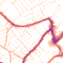 Daytime road noise heatmap for BS3 3AY