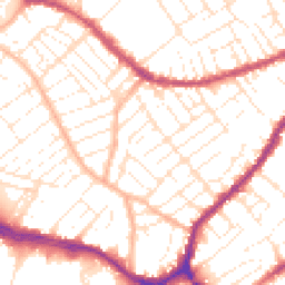 Daytime road noise heatmap for BS3 3DH