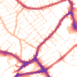 Daytime road noise heatmap for BS3 3HP