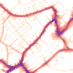 Daytime road noise heatmap for BS3 3LS