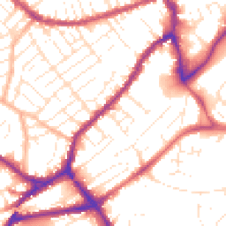 Daytime road noise heatmap for BS3 3PF