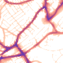 Daytime road noise heatmap for BS3 3PH
