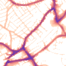 Daytime road noise heatmap for BS3 3PN