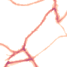 Night-time road noise heatmap for BS3 3PN
