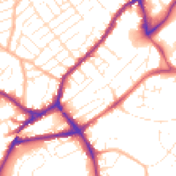 Daytime road noise heatmap for BS3 3PP