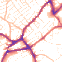 Daytime road noise heatmap for BS3 3PS
