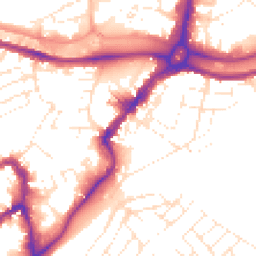 Daytime road noise heatmap for BS3 4DY
