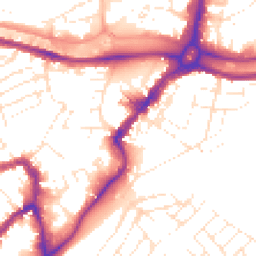 Daytime road noise heatmap for BS3 4HH