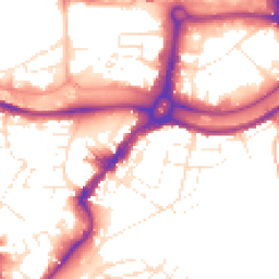 Daytime road noise heatmap for BS3 4HR