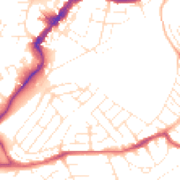Daytime road noise heatmap for BS3 4LN