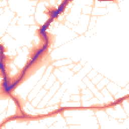 Daytime road noise heatmap for BS3 4LT
