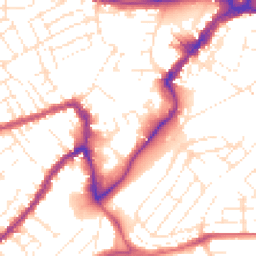 Daytime road noise heatmap for BS3 4NE