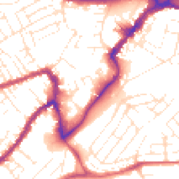 Daytime road noise heatmap for BS3 4NJ