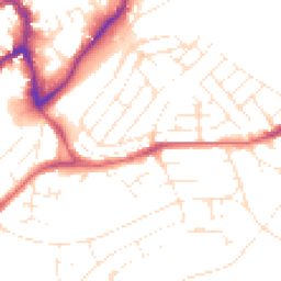 Daytime road noise heatmap for BS3 4NR
